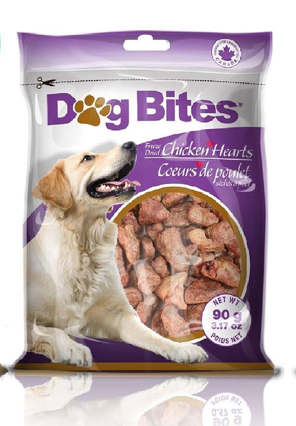 Dog Bites Freeze Dried Chicken Hearts - 90g