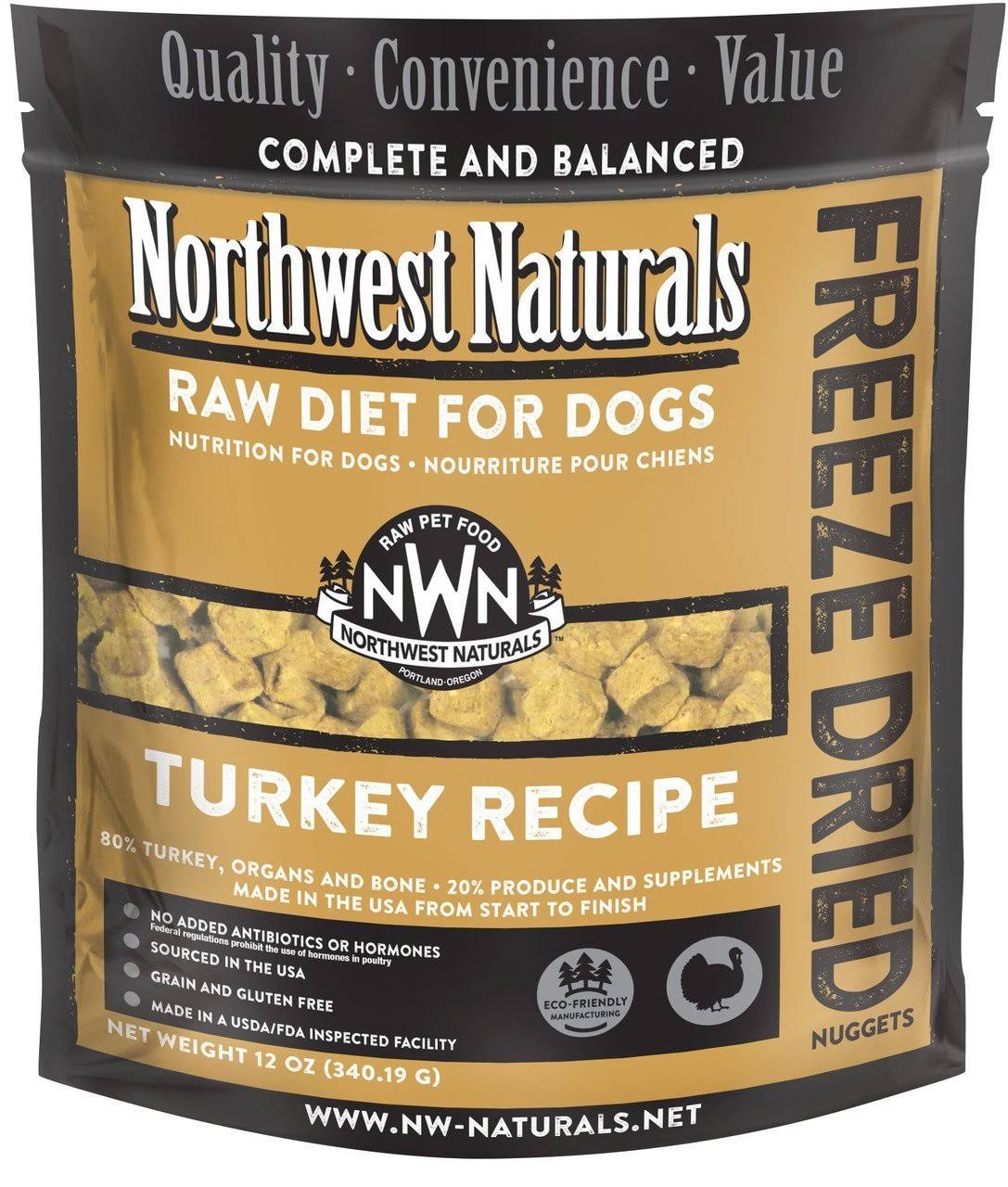 Northwest Naturals Raw Diet for Dogs - Turkey Recipe