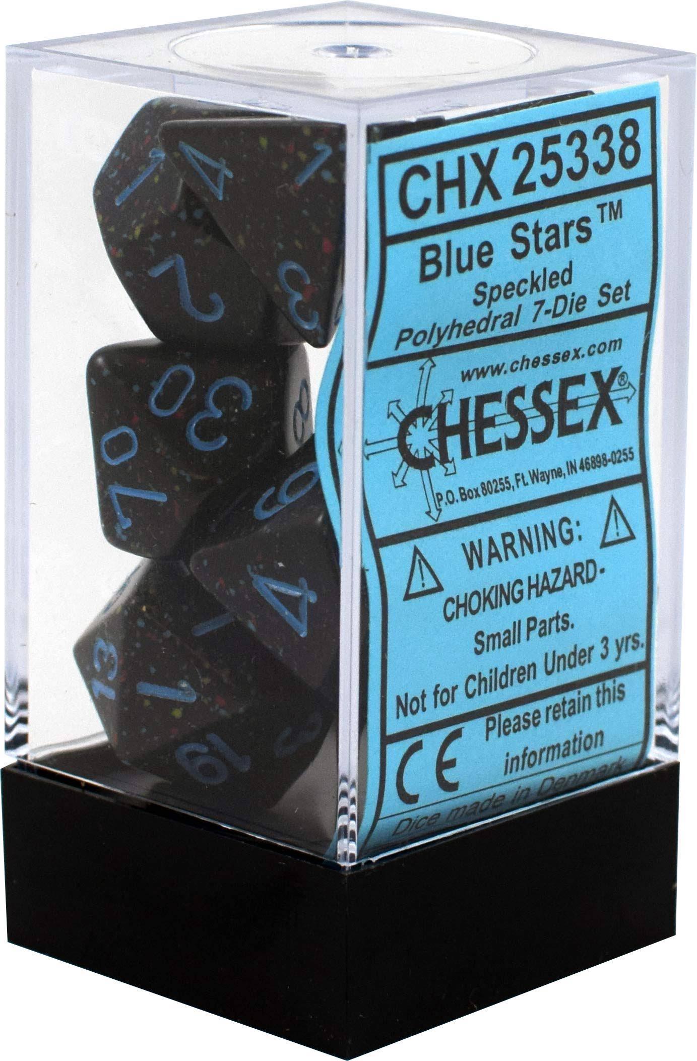 Chessex - Speckled Blue Stars 7-Die Set