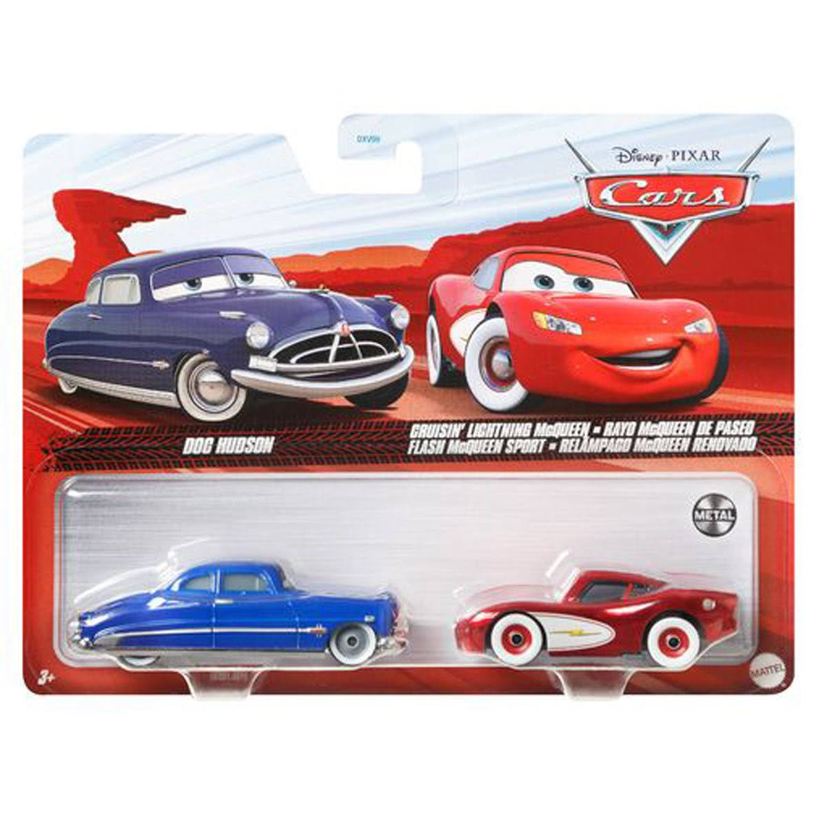 Disney Pixar Cars Doc Hudson and Cruisin' Lightning McQueen 2-Pack