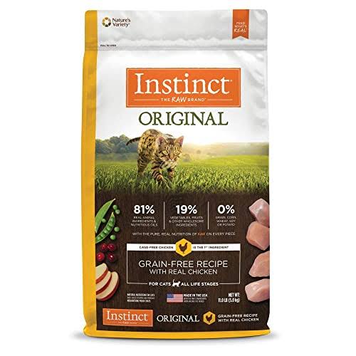 Nature's Variety Instinct Grain Free Recipe with Real Chicken Natural Dry Cat Food - Original, 11lbs