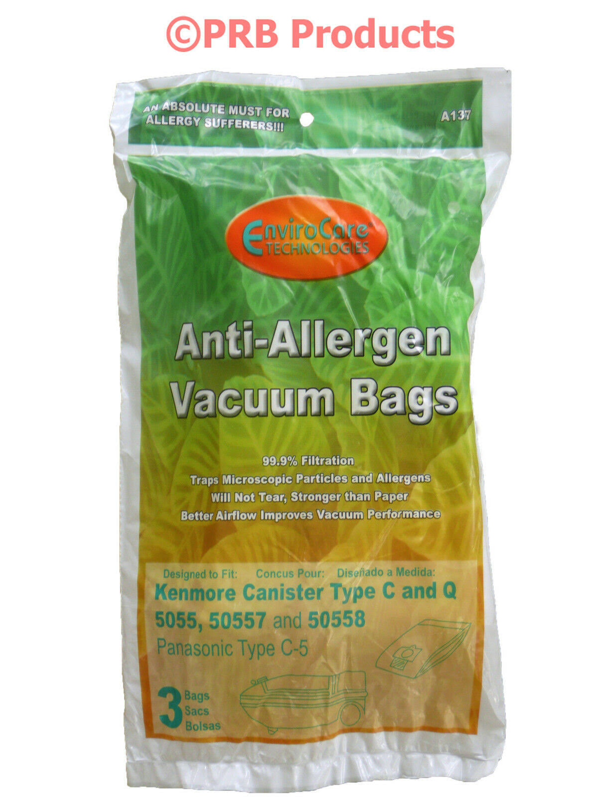 Kenmore Anti-Allergen Vacuum Bags