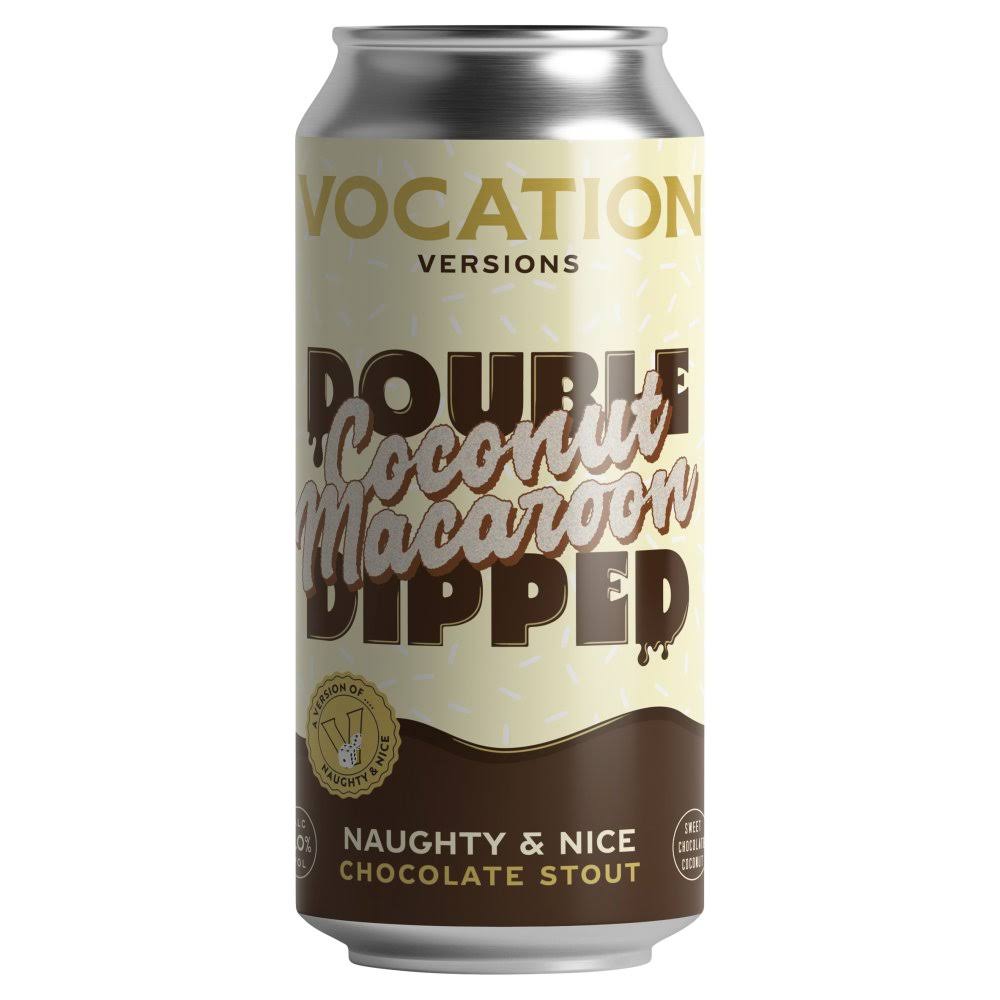 Vocation Versions Naughty & Nice Double Dipped Coconut Macaroon Chocolate Stout 440ml