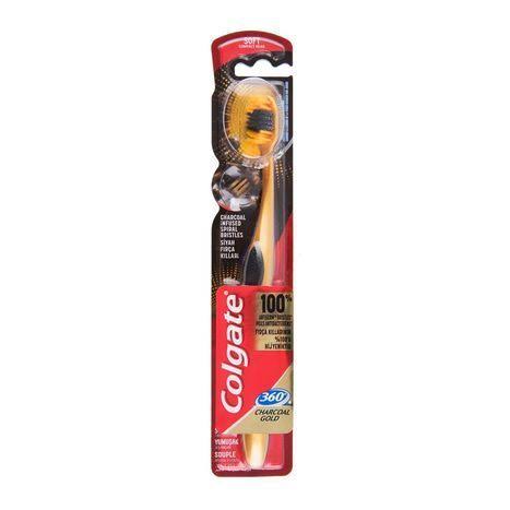 Colgate 360 Toothbrush - Charcoal Gold