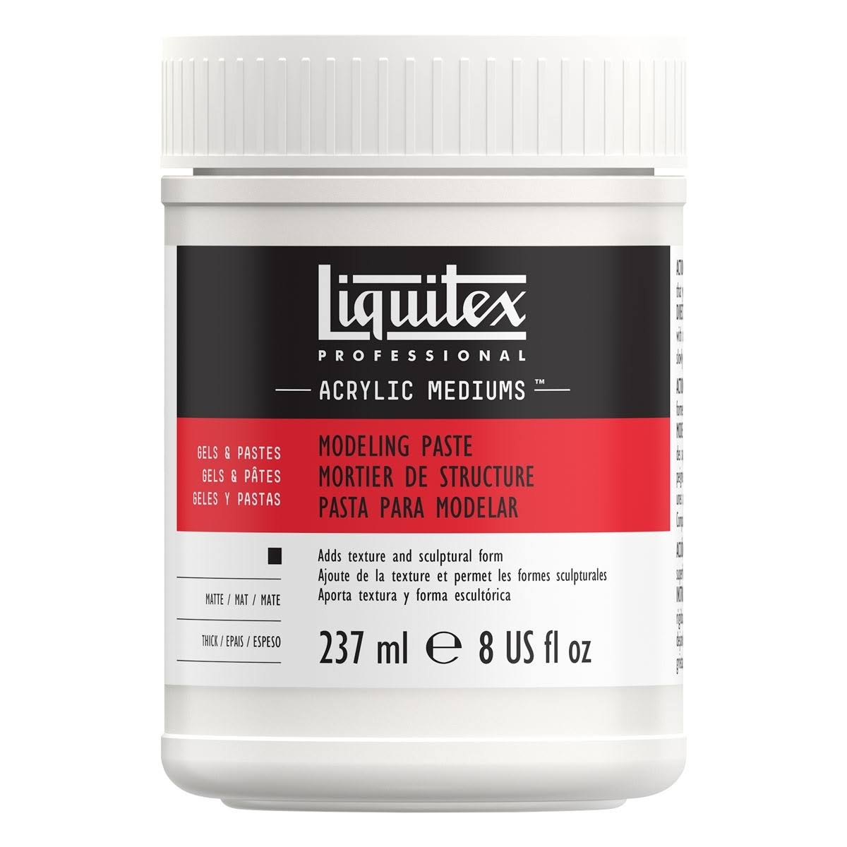 Liquitex Modeling Paste - Gel Medium, 237ml