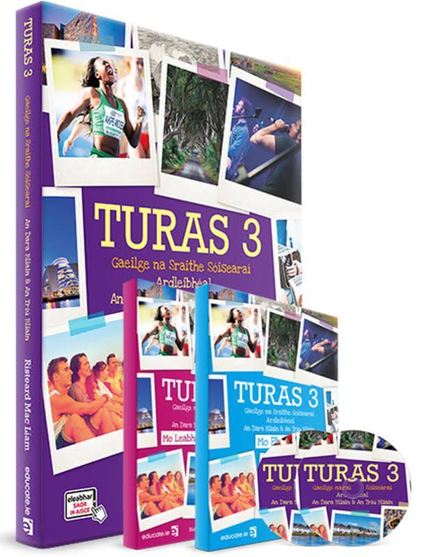 Educate.ie Turas 3 Textbook, Portfolio/Activity Book