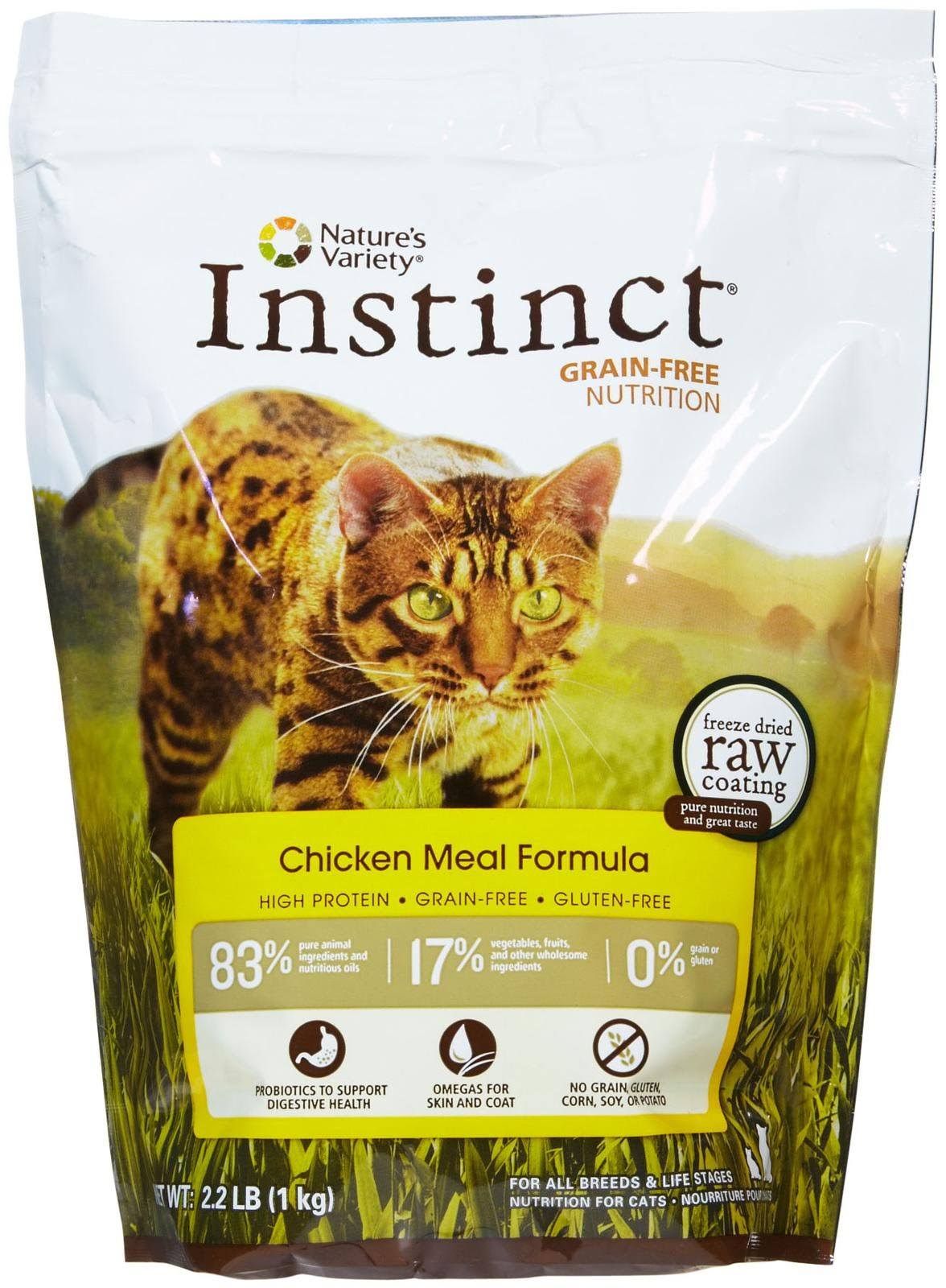Nature's Variety Instinct Original Grain Free Recipe Natural Dry Cat Food - Chicken