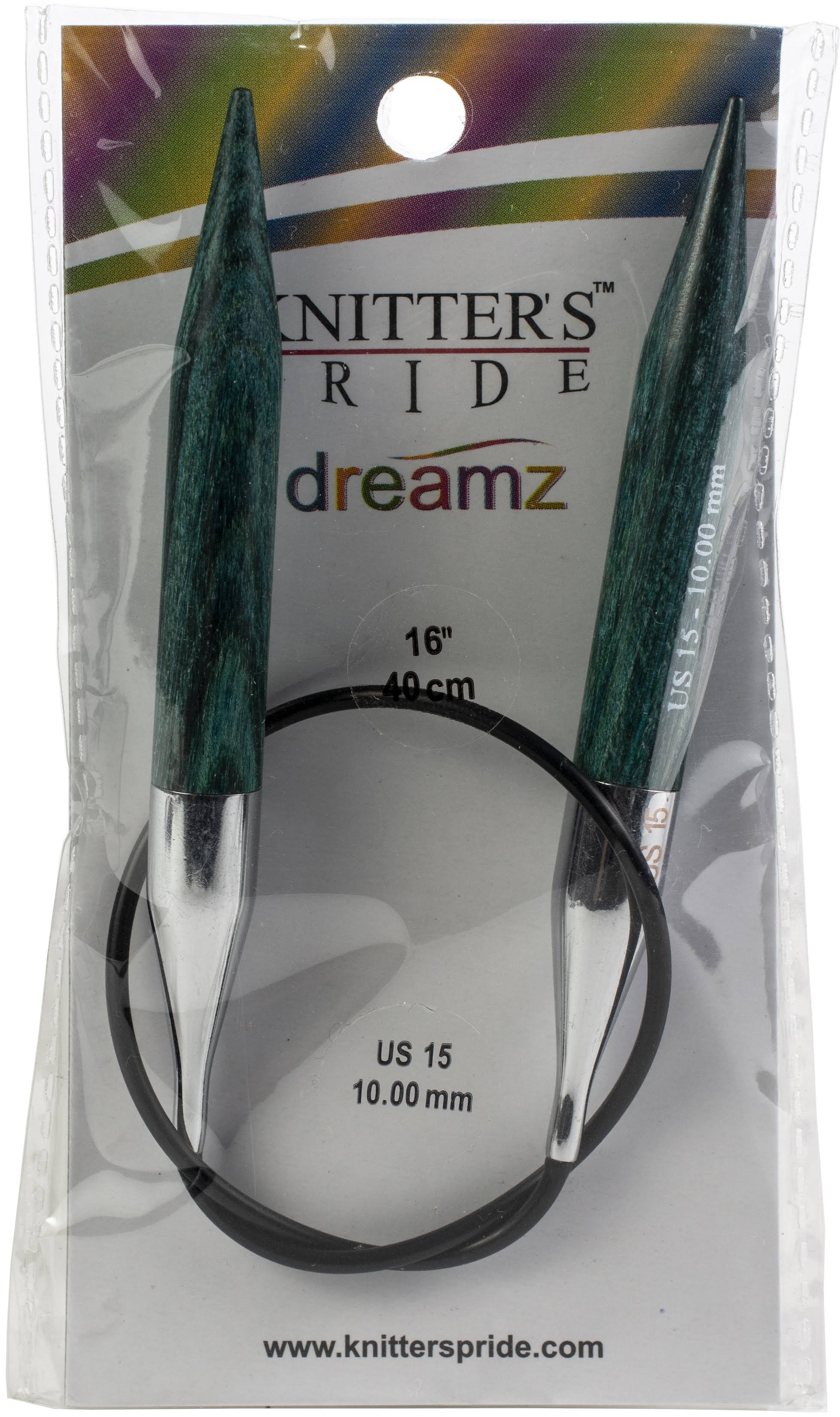 Knitter's Pride Dreamz Fixed Circular Needles 16in Size 15 10mm