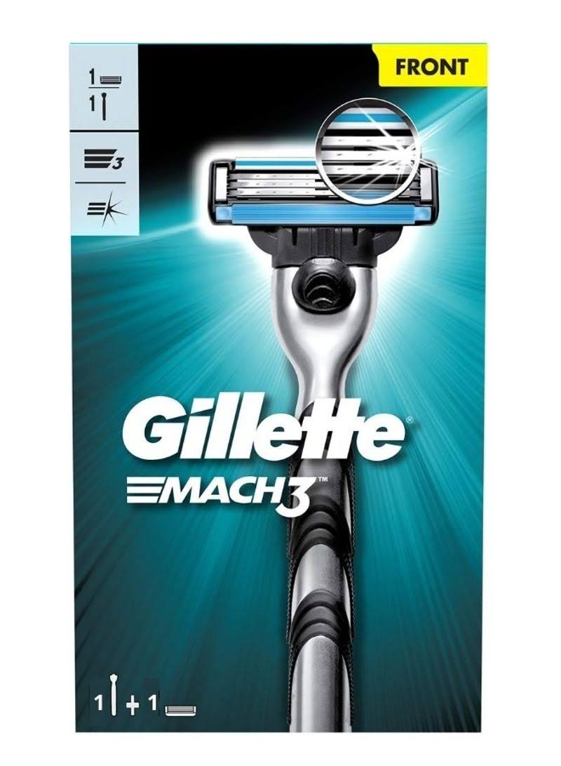 Razor with Refill Cartridge - Gillette Mach3