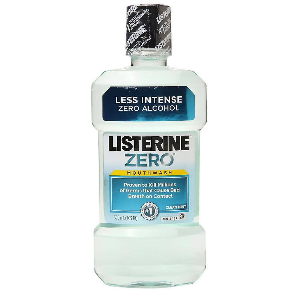 Listerine Zero Mouthwash - Clean Mint, 1l