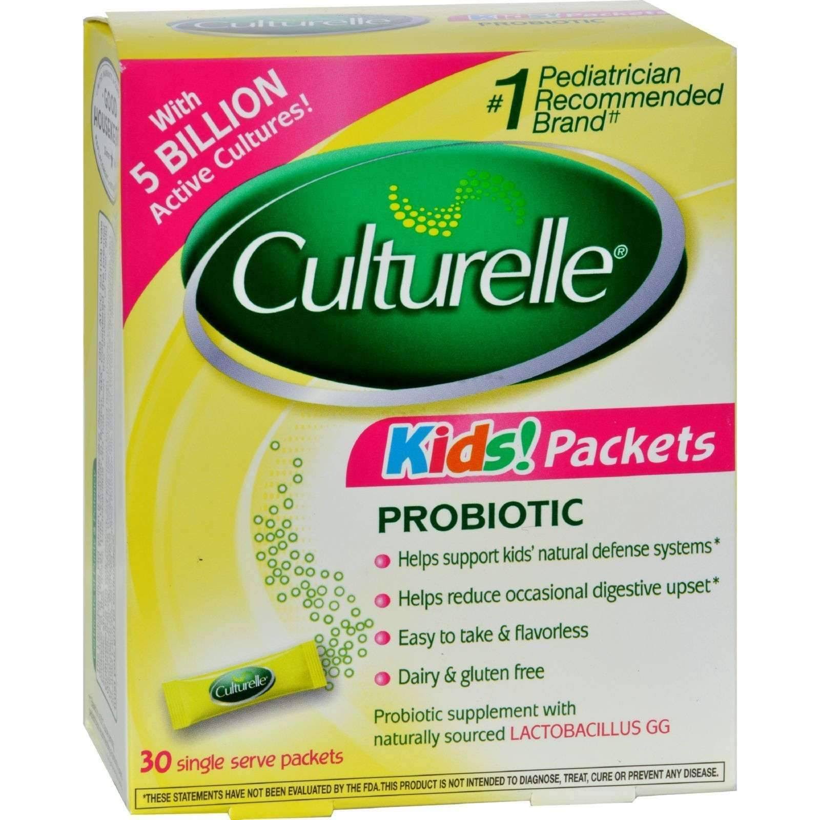 Culturelle Probiotic for Kids Dairy Formula - 30 Powder Packets
