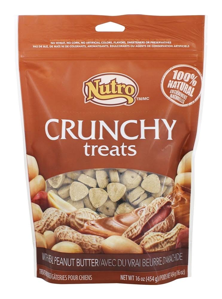 Nutro Crunchy Treats - Peanut Butter, 16oz