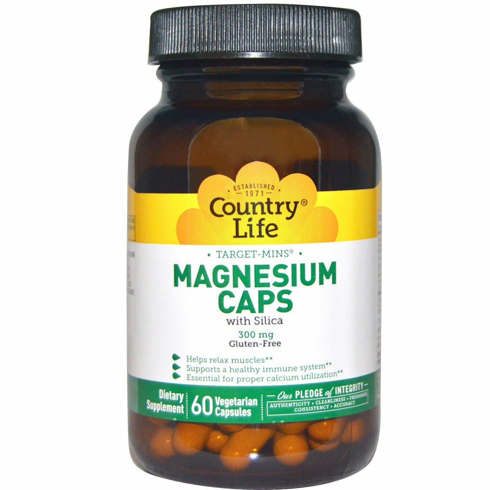 Country Life Magnesium Caps with Silica