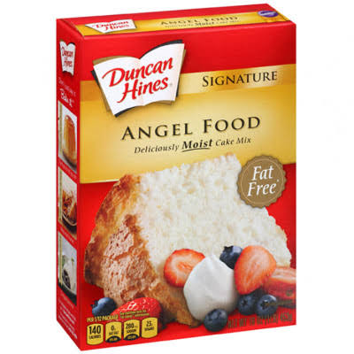 Duncan Hines Signature Cake Mix - Angel Food, 16oz