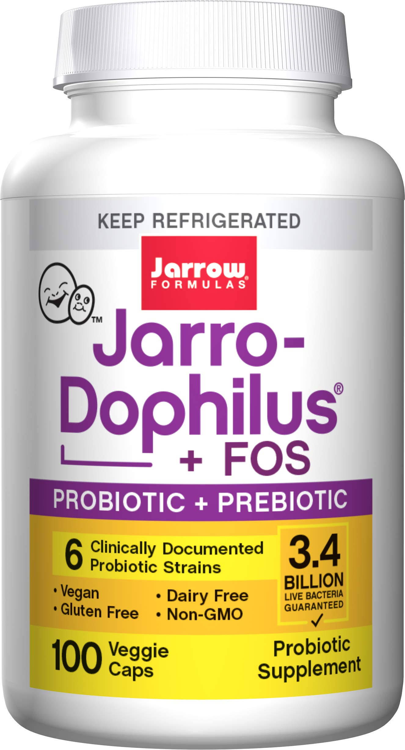 Jarrow Formulas Jarro-Dophilus Fos - 100 Capsules