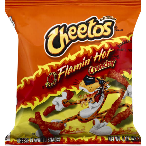 Cheetos Cheese Flavored Snack - Flamin' Hot, 1oz