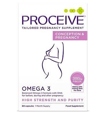 Proceive Conception & Pregnancy Omega 3 - 60 Capsules