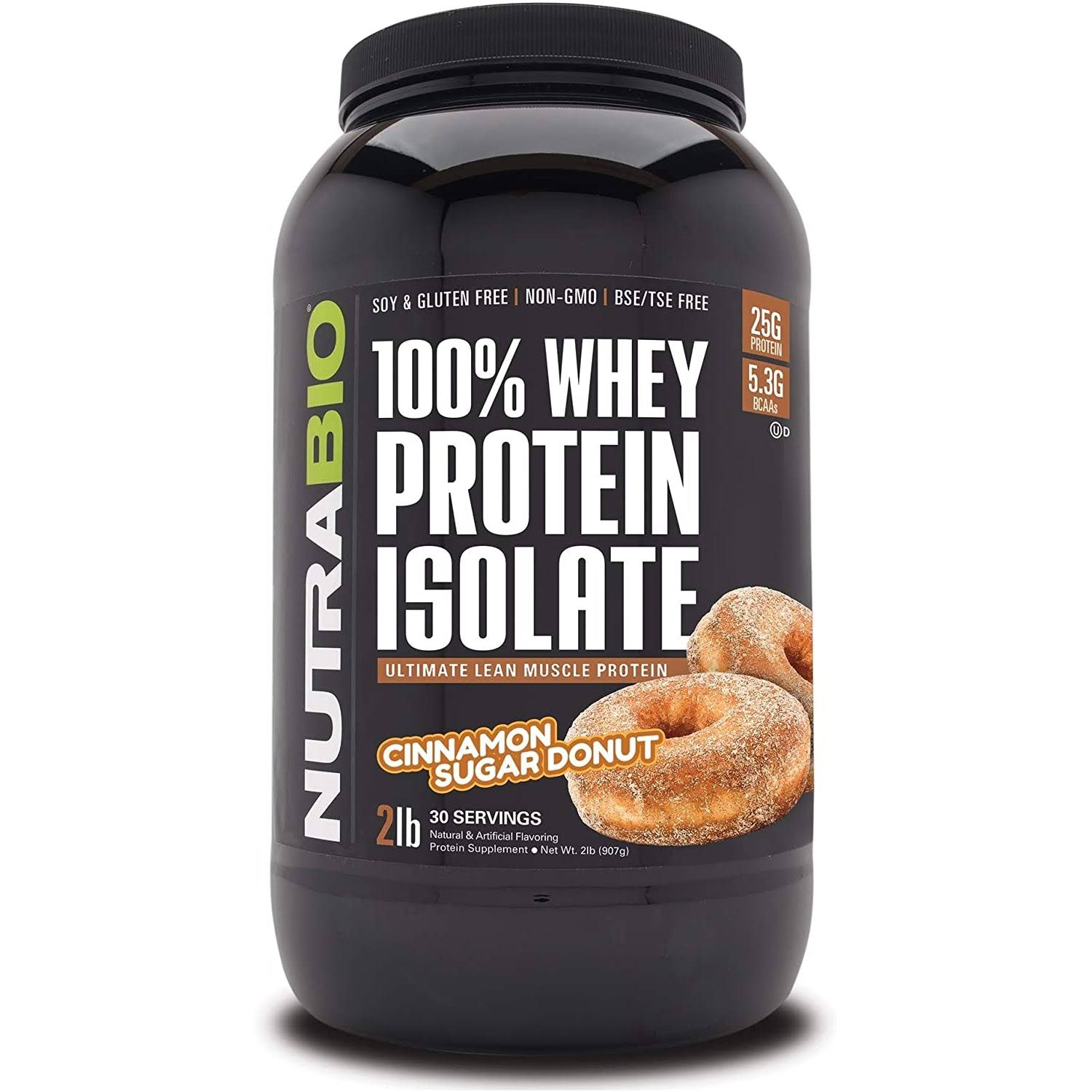 NutraBio | 100% Whey Protein Isolate 2lb Chocolate Peanut Butter Bliss