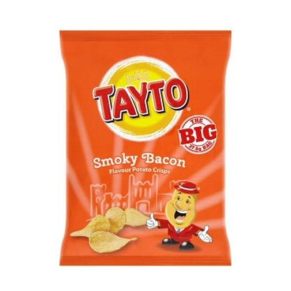 Tayto Potato Crisps - Smoky Bacon, 37.5g