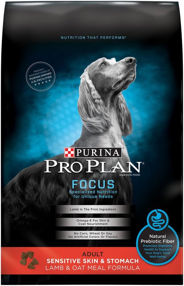 Purina Pro Plan Focus Adult Dry Dog Food - Lamb & Oat Meal Formula, 24lb