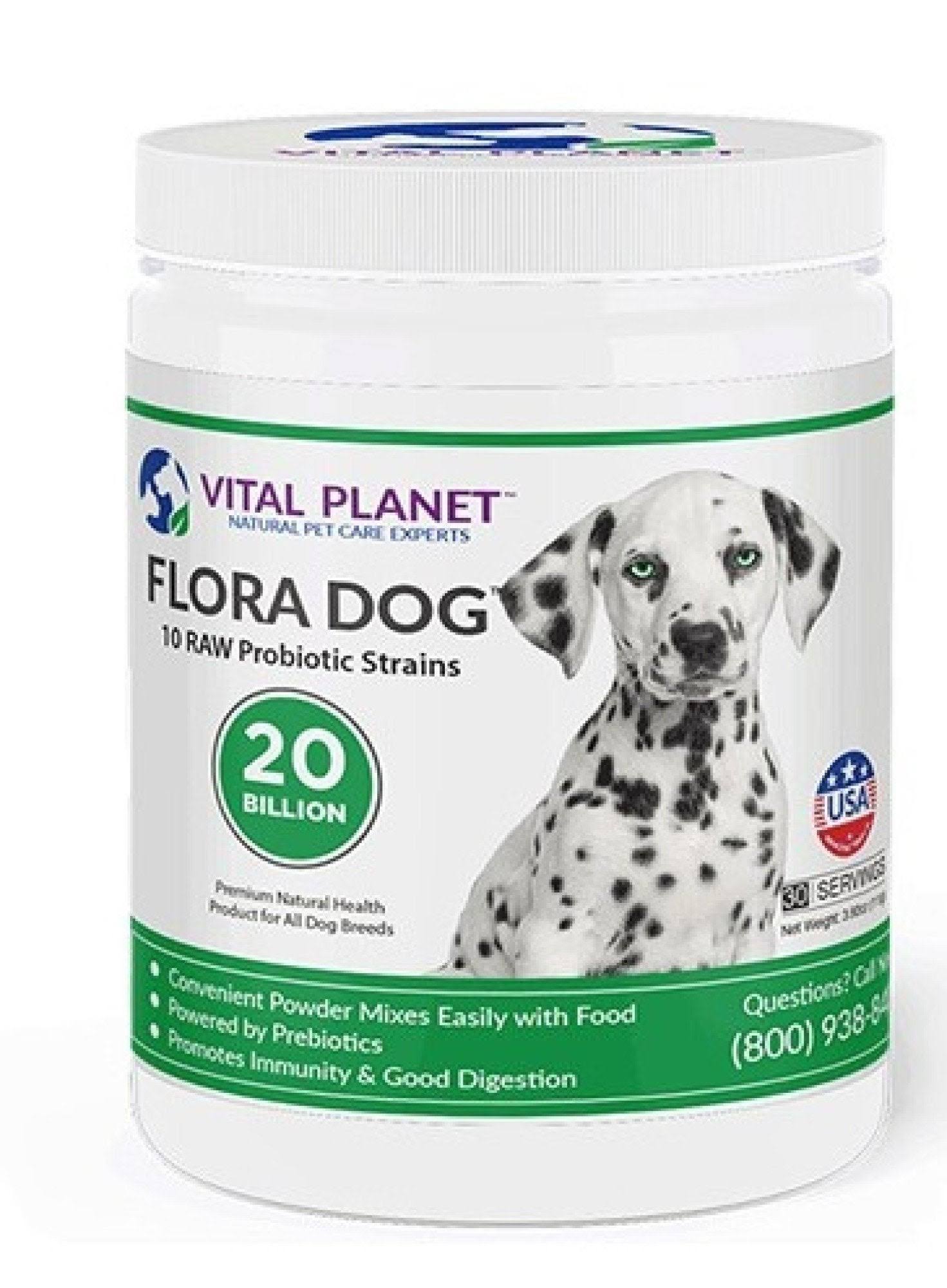 Vital Planet Flora Dog Daily Probiotic - 30 Servings