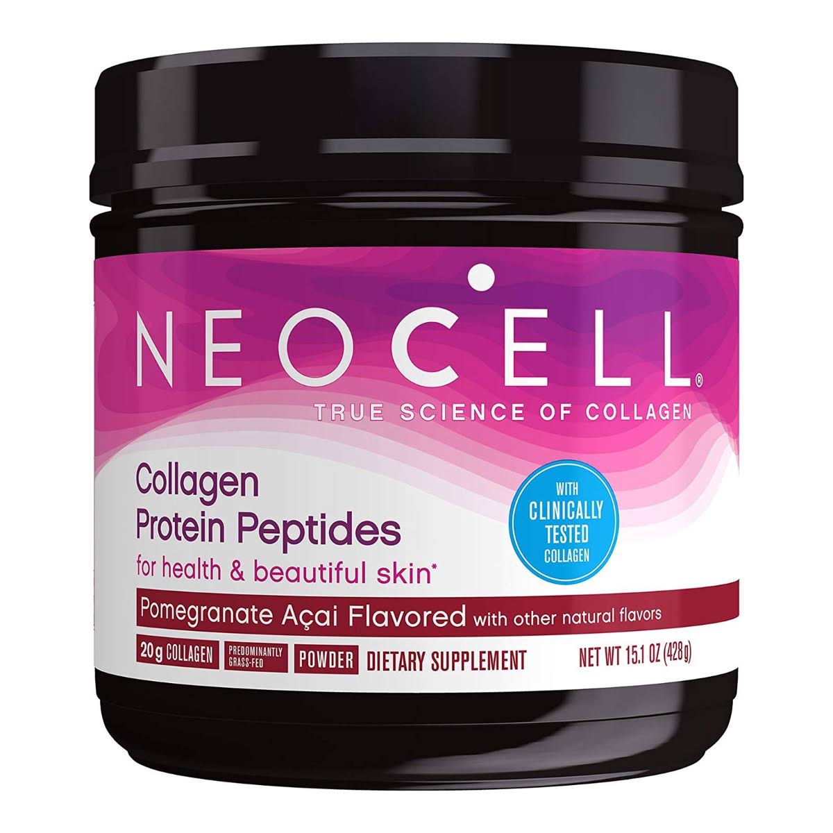 Neocell, Collagen Protein Peptides, Pomagranate Acai, 15.1 oz (428 g)