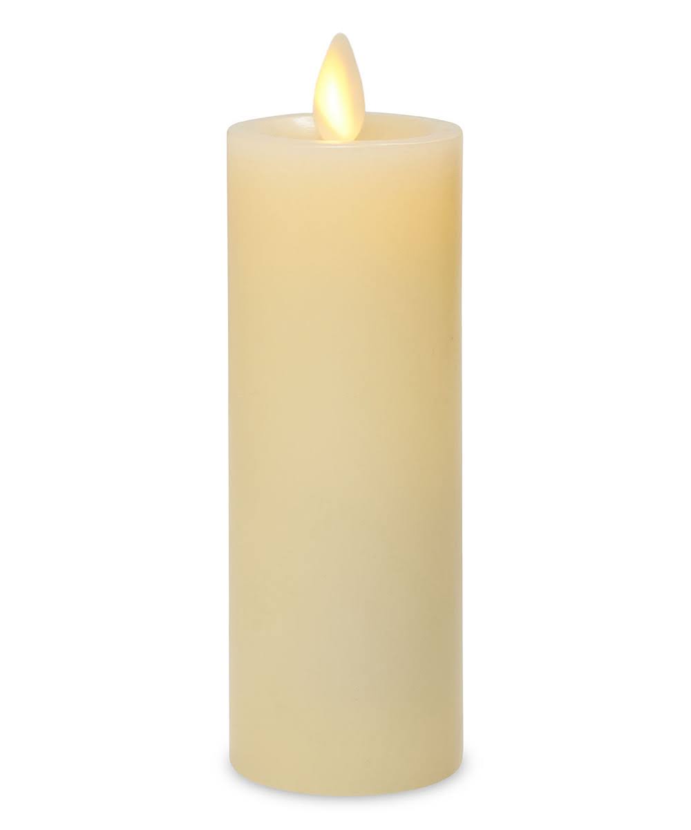 The Gerson Company 6.1'' Ivory Luminara LED Pillar Candle One-Size