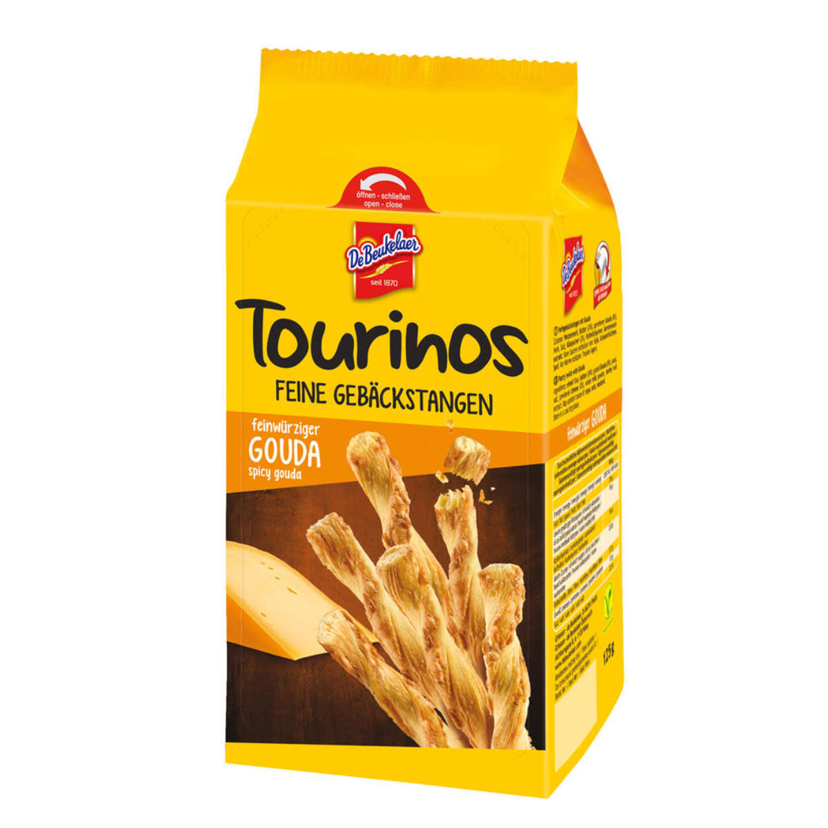 de Beukelaer Tourinos Pastry Twists with Gouda 125g