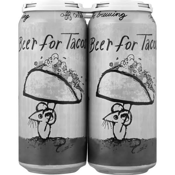 Off Color Brewing Beer for Tacos, 4 Pack - 4 pack, 1 pt cans