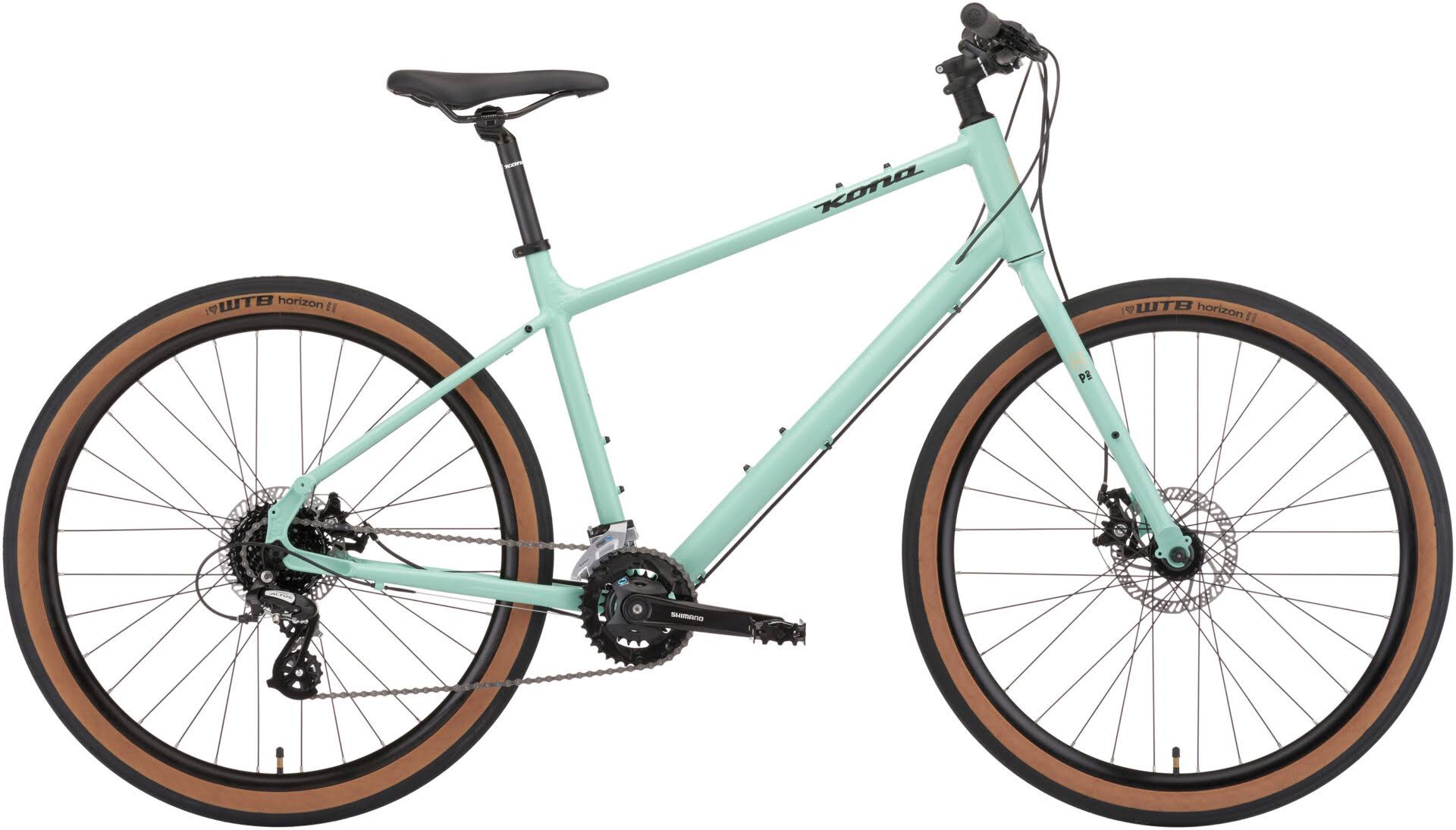 Kona Dew 2022 Hybrid Bike - Mint Green