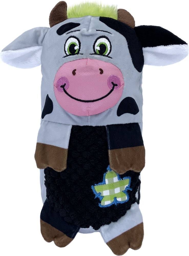 Kong Huggz Farmz Cow Plush Toy - Small