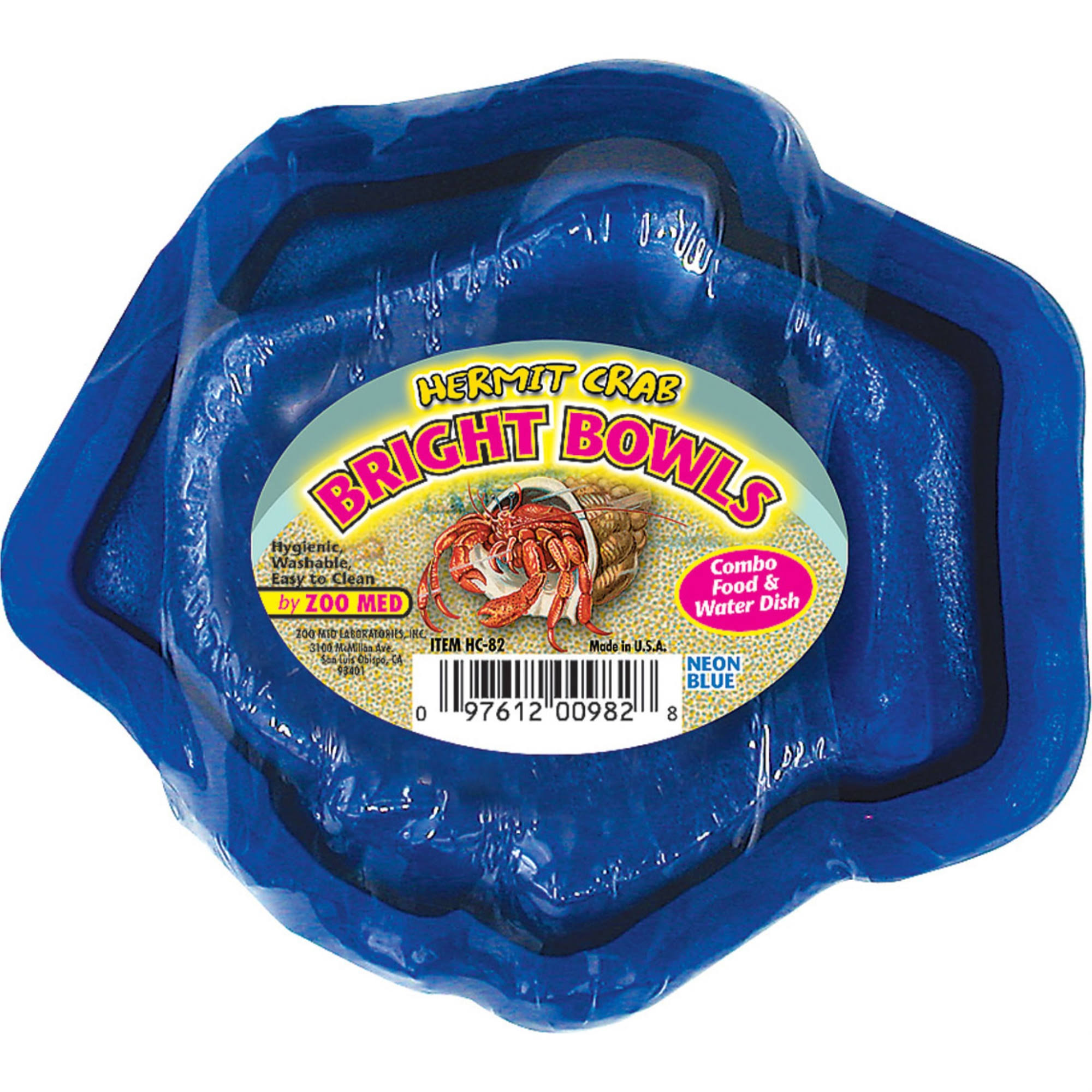 Zoo Med Laboratories Hermit Crab Bowls - Blue