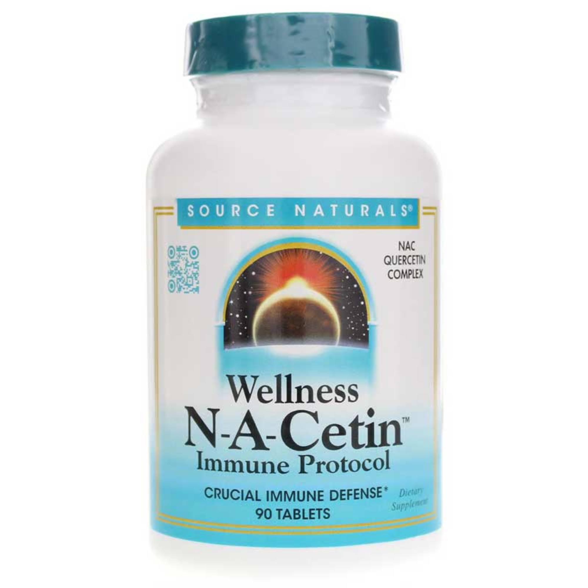 Source Naturals - Wellness N-A-Cetin Immune Protocol - 90 Tablets
