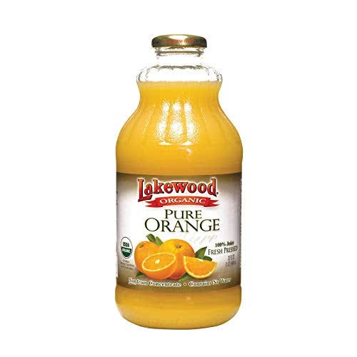 Lakewood Organic Pure Fruit Juice - Orange, 32oz