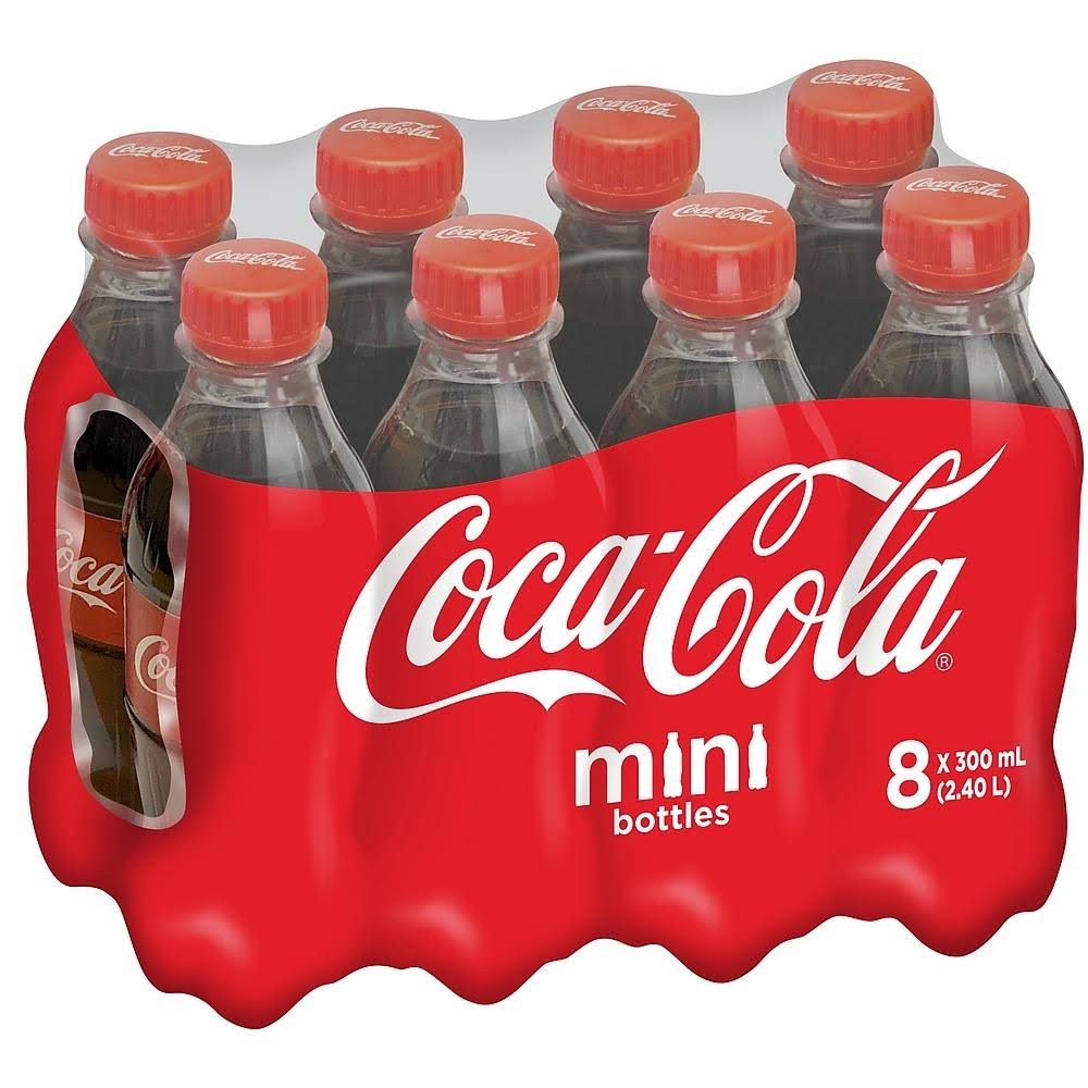 Coca-Cola Mini Bottle - 300mL - 8 Pack