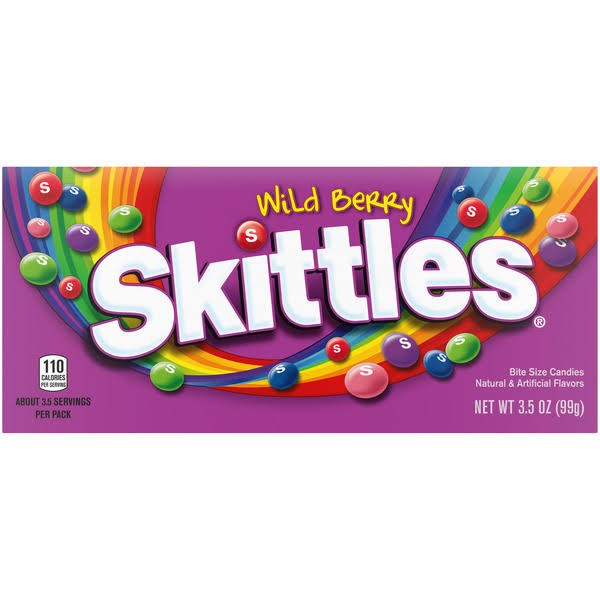 Skittles Candies, Bite Size, Wild Berry - 3.5 oz