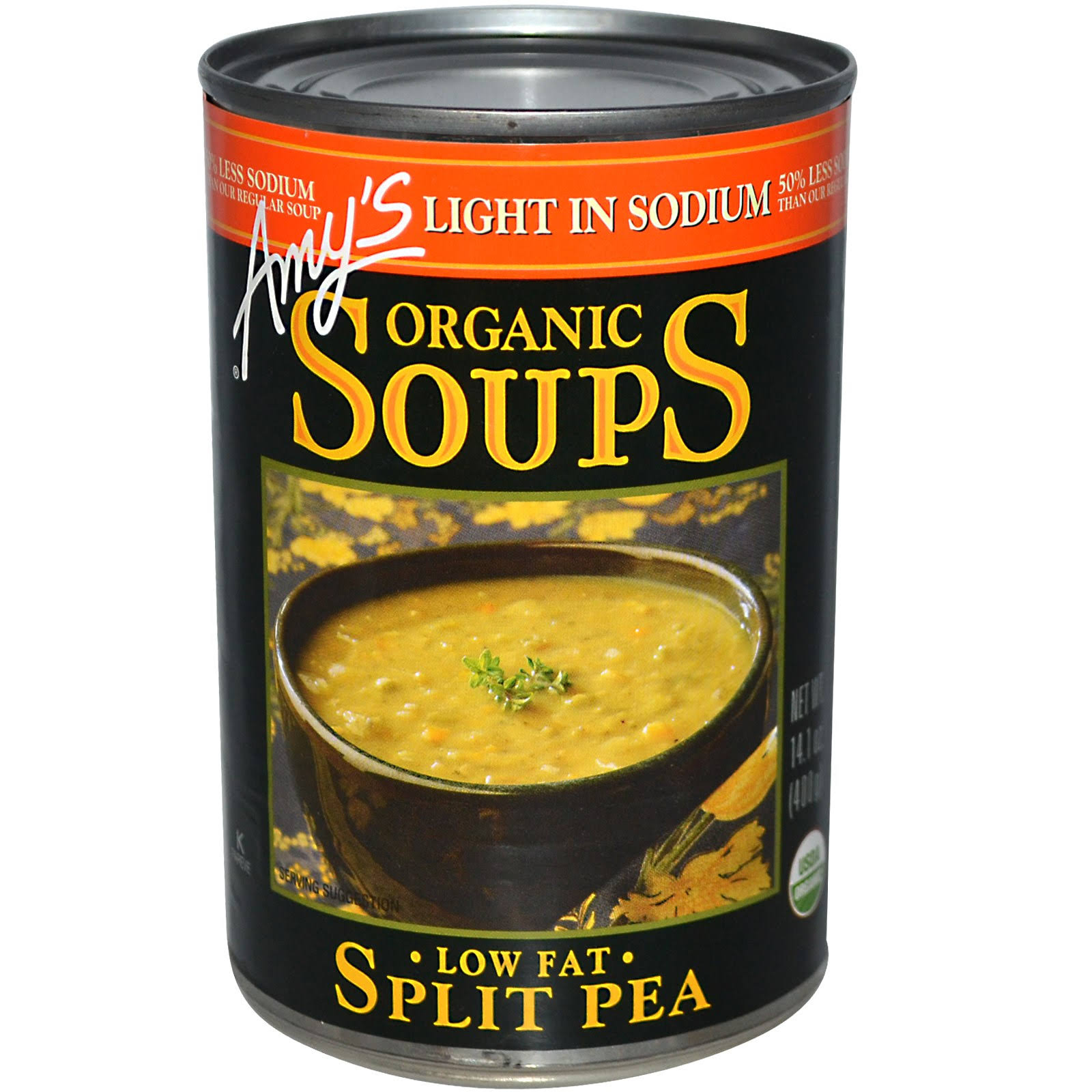 Amy's: Organic Soup Low Fat Light in Sodium Split Pea, 14.1 oz