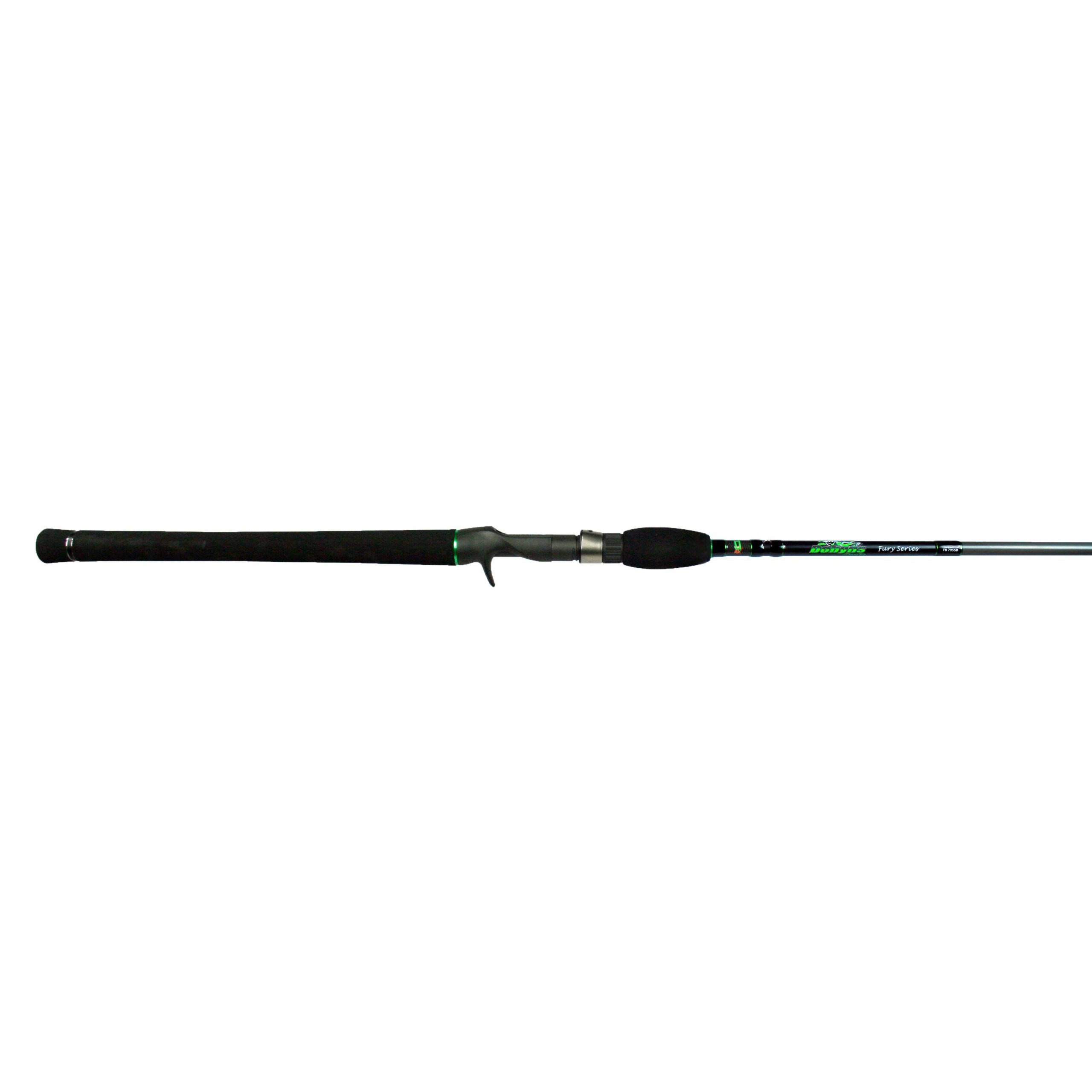 Dobyns Rods Fury Series 8’0” Casting Fishing Rod | FR806HSB | Heavy Fast Action Rod | Modulus Graphite Blank With Kevlar Wrapping | Fuji Reel Seats |