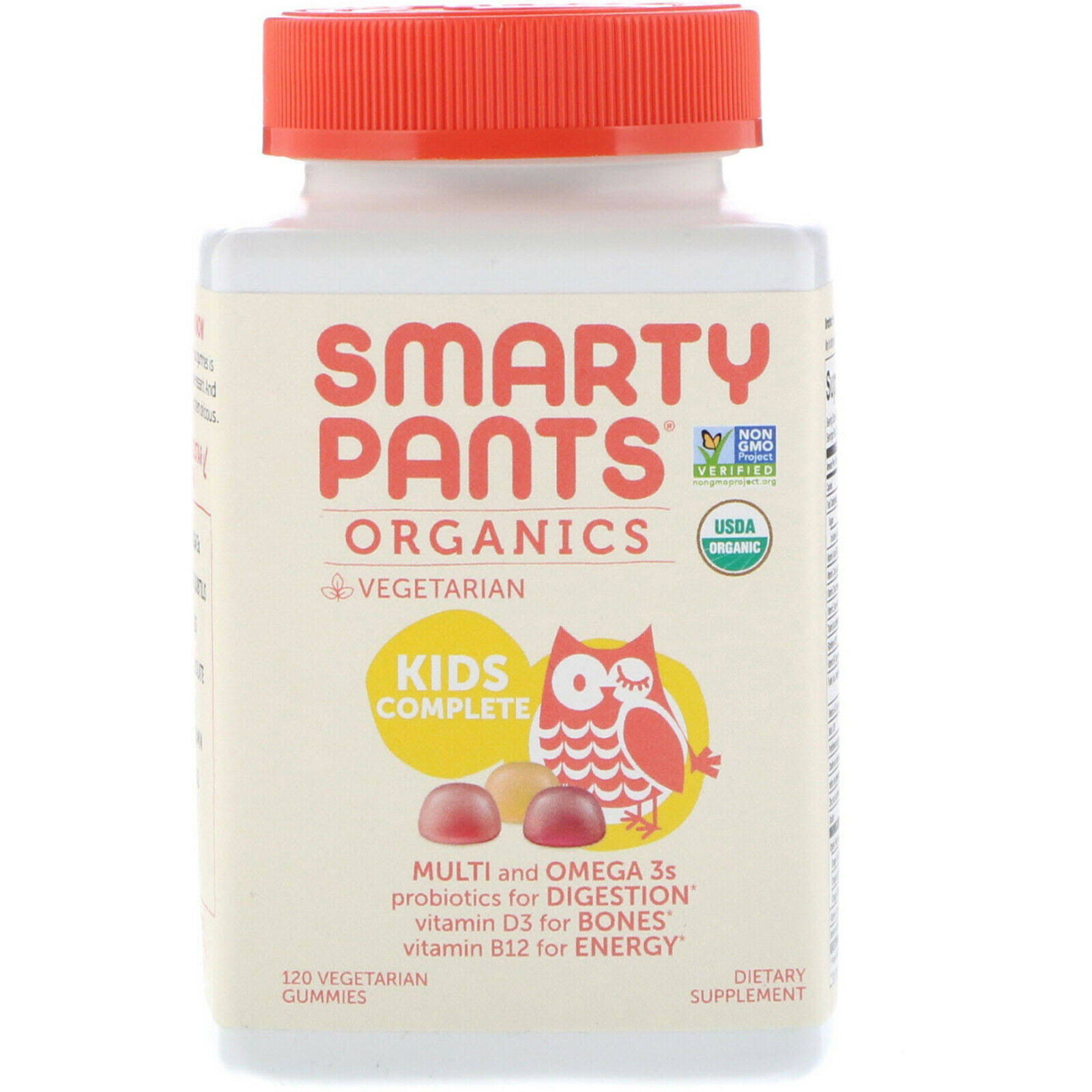 SmartyPants Vitamins Organic Kids Complete Dietary Supplement - 120ct