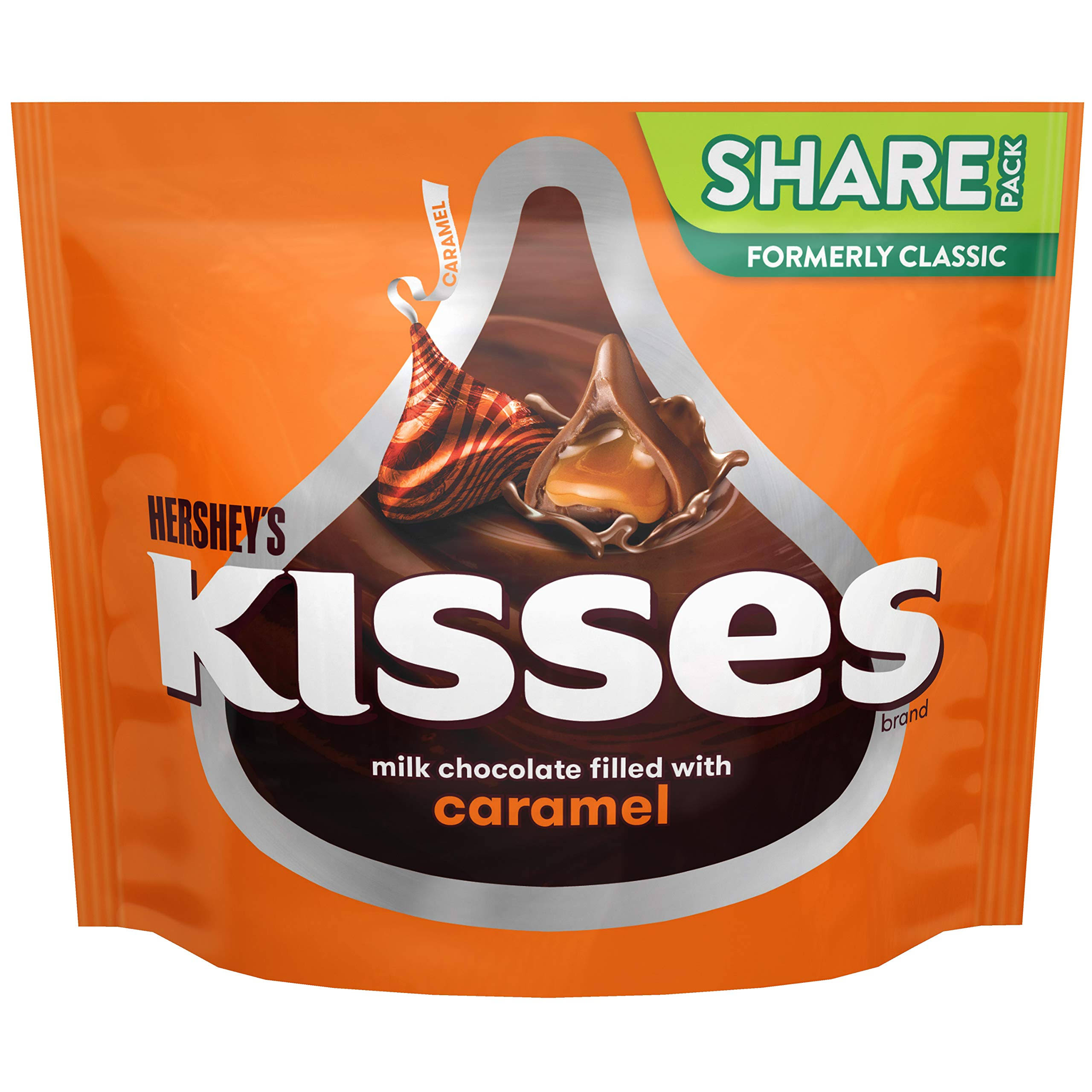 Hershey's Milk Chocolate Kisses Filled with Caramel (286g)