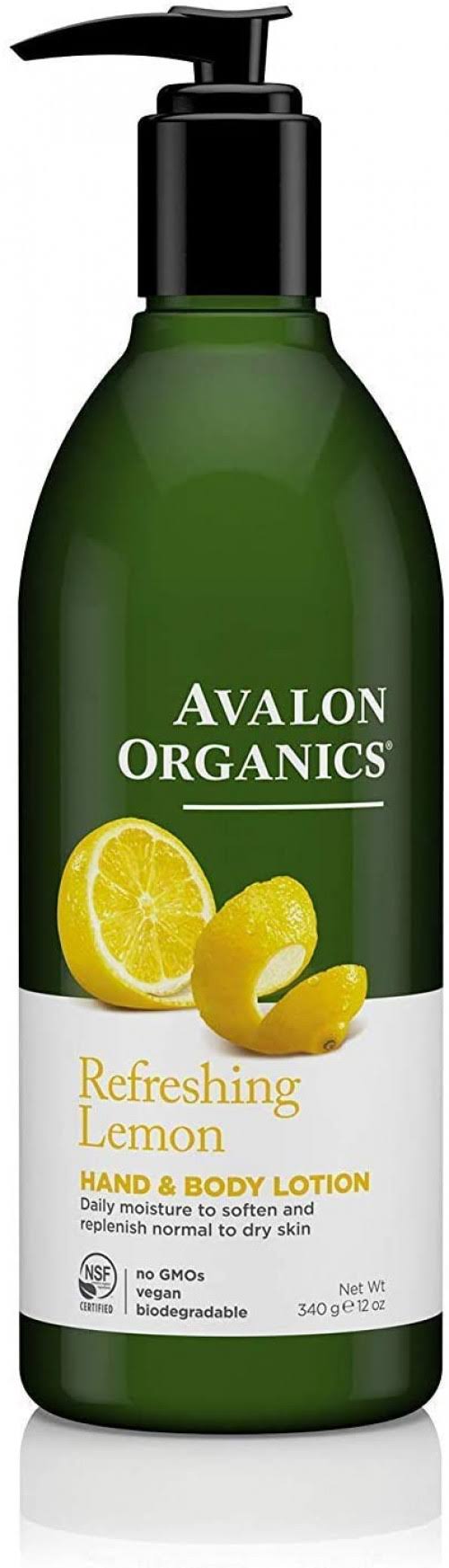 Avalon Organics Hand & Body Lotion - Lemon