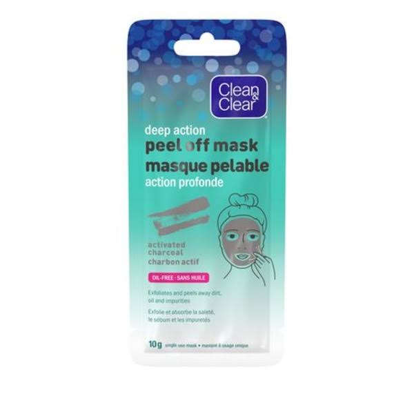 Clean and Clear Deep Action Cleansing and Exfoliating Peel Off Face Mask
