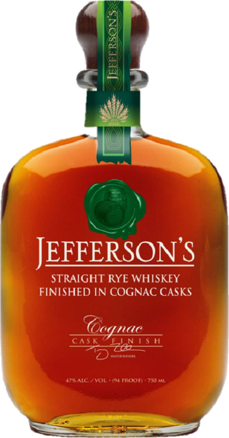 Jefferson's Cognac Cask Straight Rye Whiskey 750ml