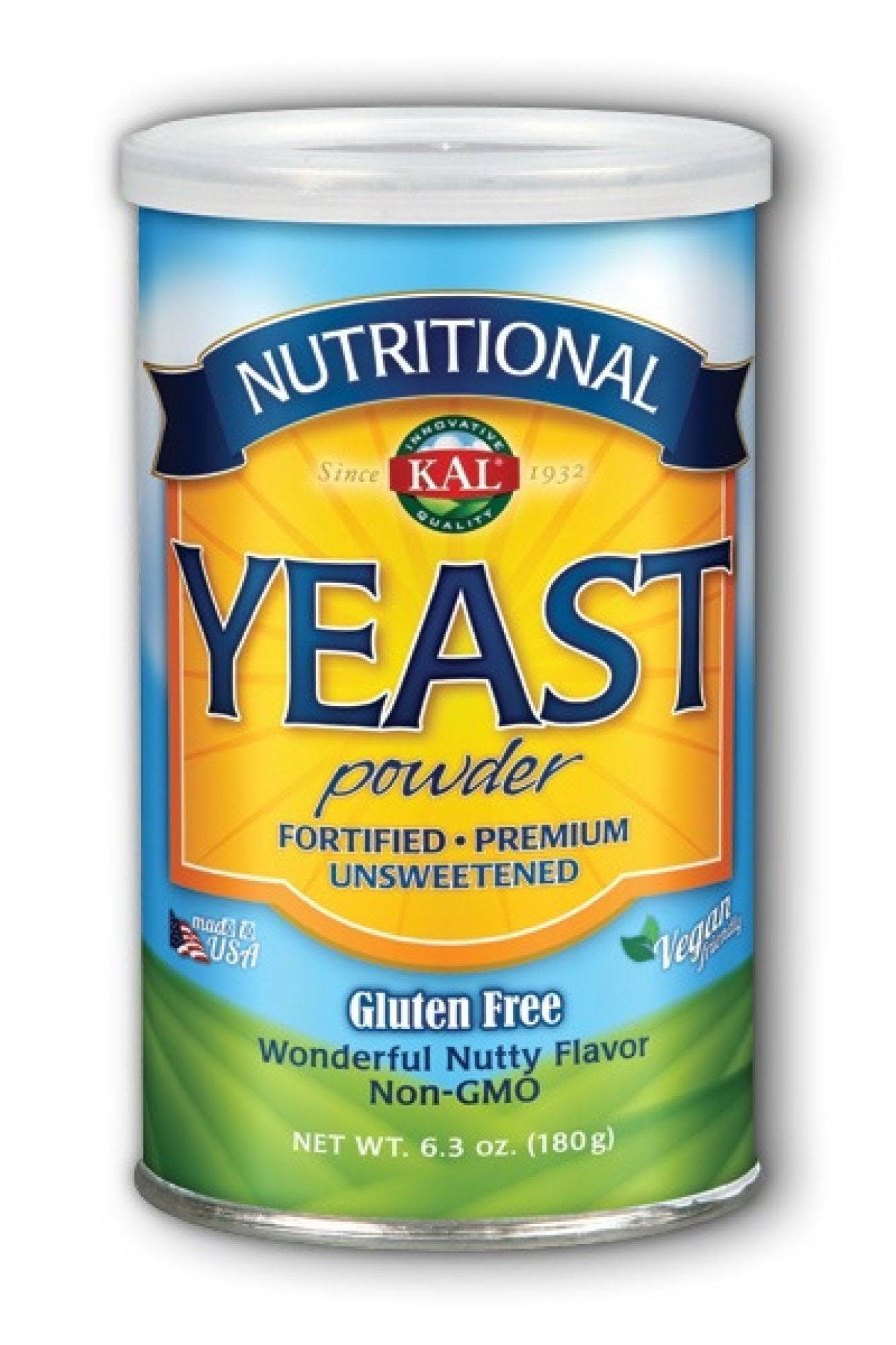 Kal Nutritional Yeast - Unflavored - 6.3 oz Powder