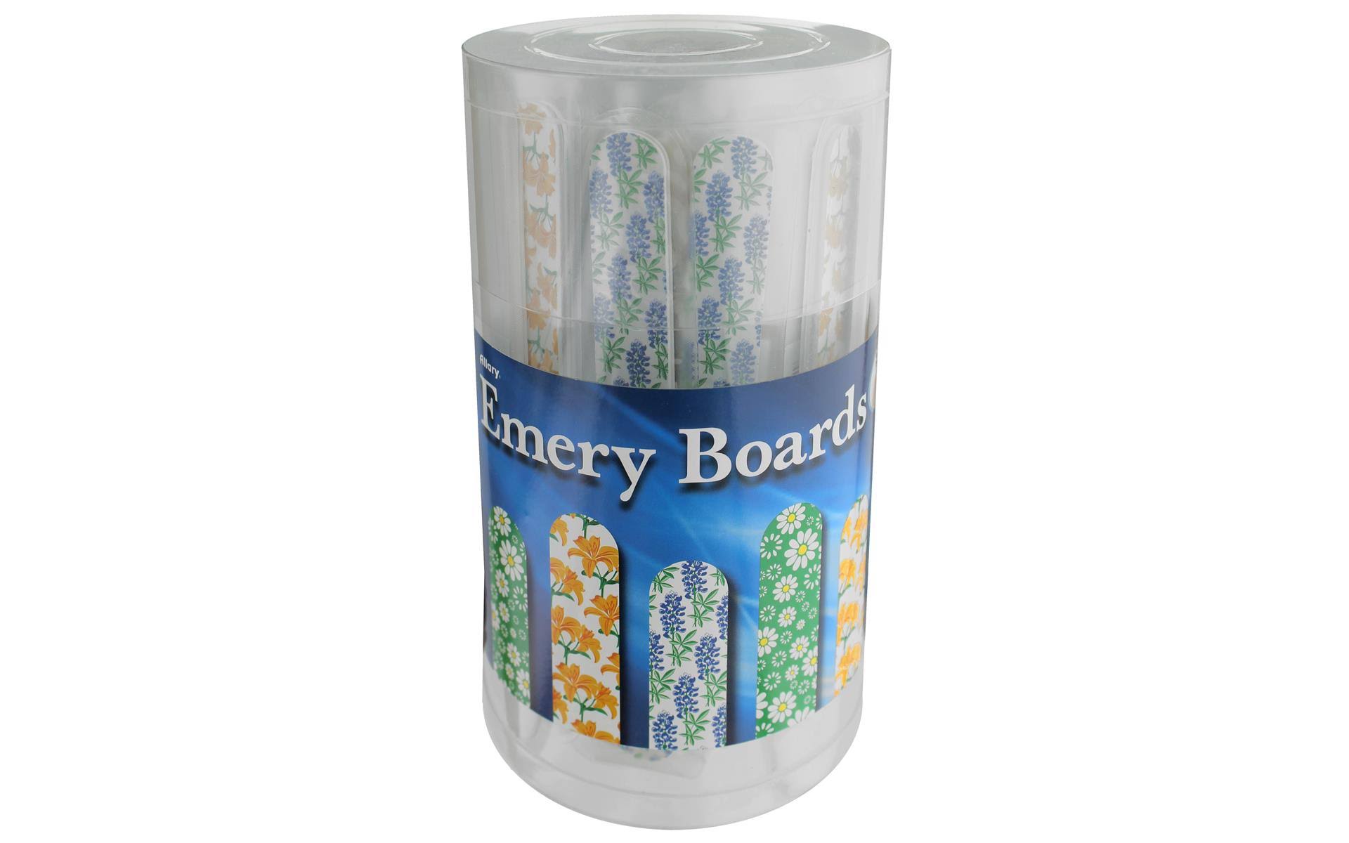 Allary ALL1294-30 Emery Boards Pop Floral 48pc