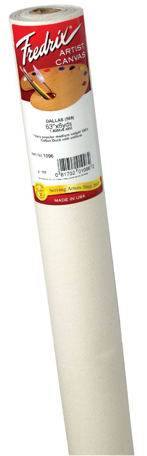 Fredrix T1017 Acrylic Primed Cotton Canvas Roll - 72"x6yds