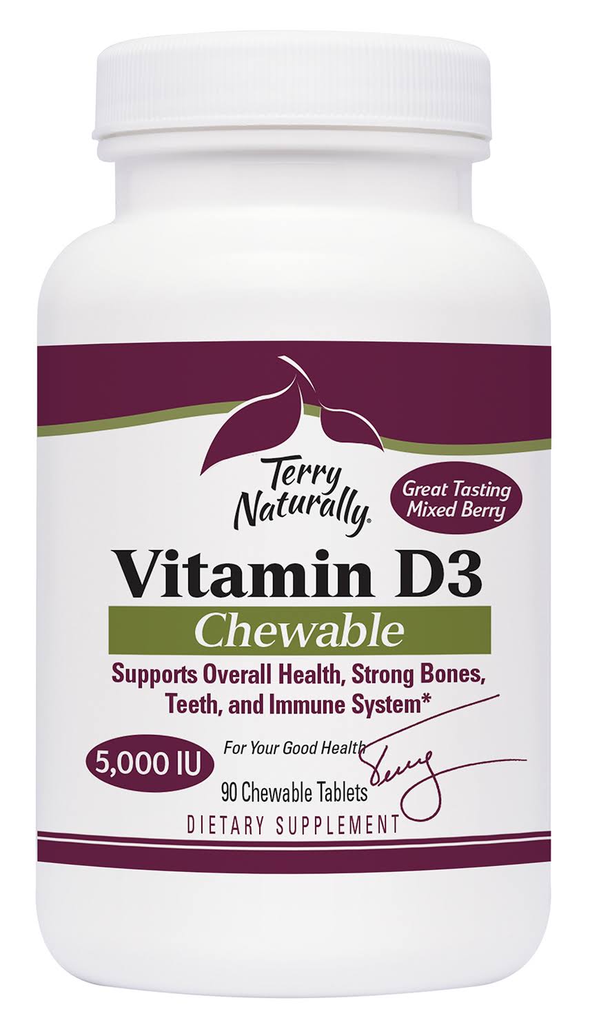 Terry Naturally Vitamin D3 Chewable Tablets
