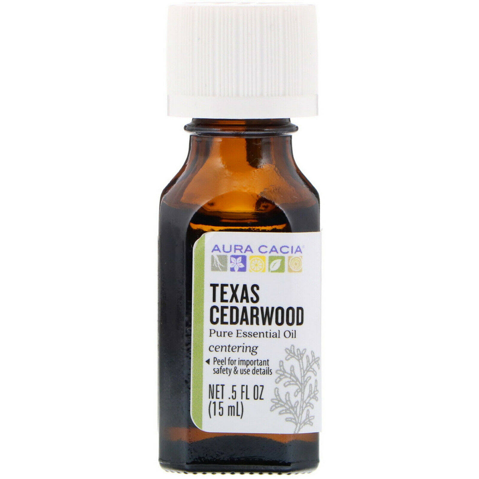 Aura Cacia Texas Cedarwood 100% Pure Essential Oil 0.5 fl.oz