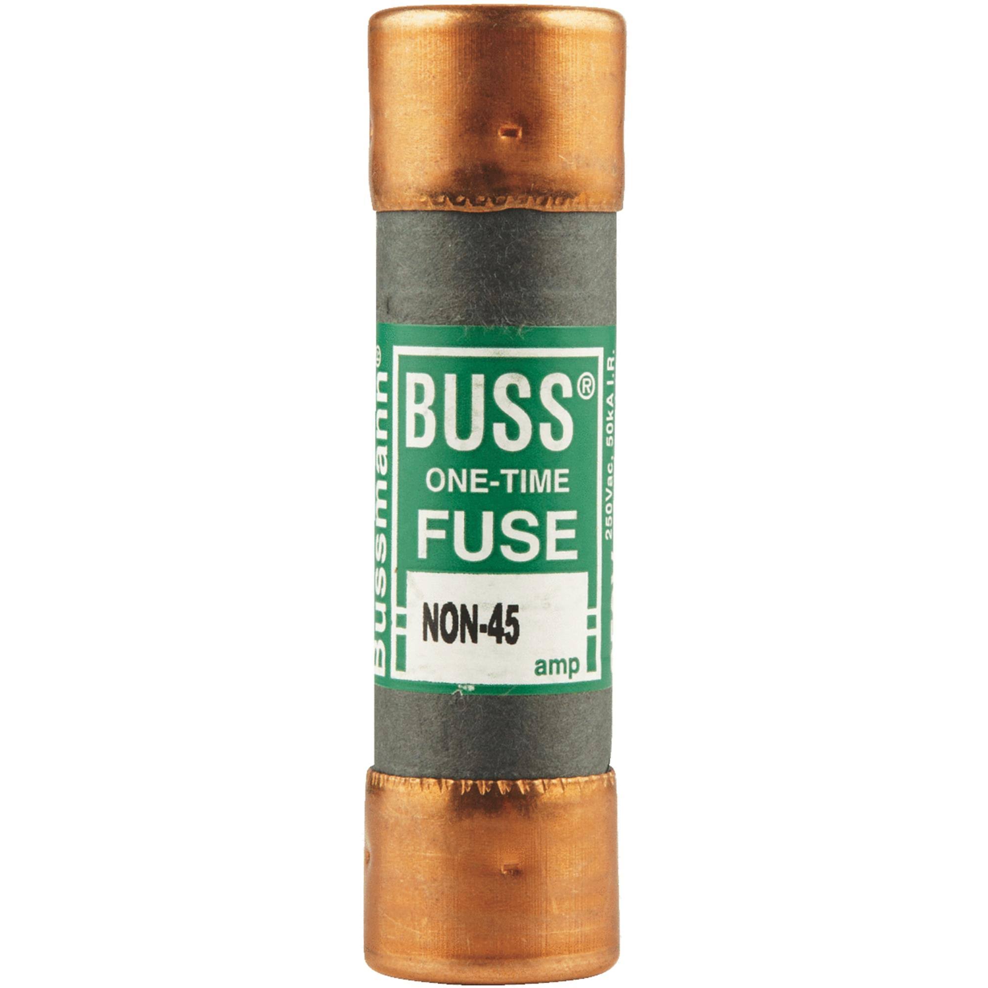 Bussmann Non-45 One-Time Cartridge Fuse - 45 Amp