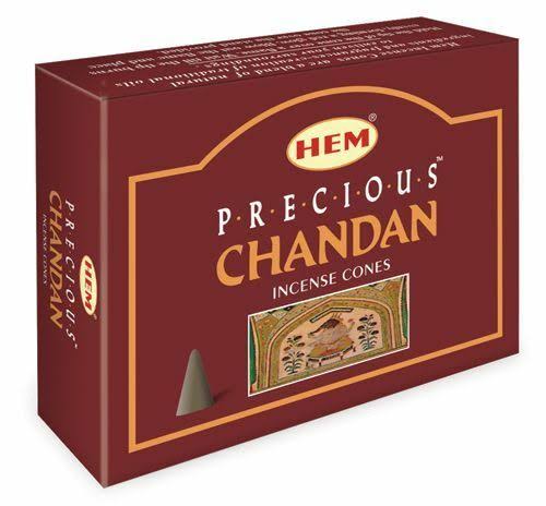 HEM Incense Cone Precious Chandan (1 Pack)